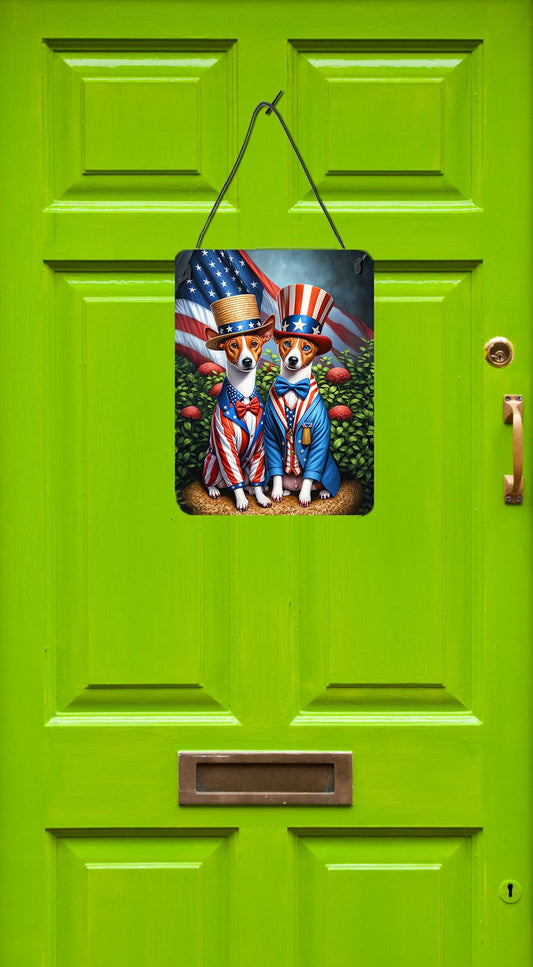 NEW All American Basenji Wall or Door Hanging Prints Aluminum Metal Sign Kitchen Wall Bar Bathroom Plaque Home Decor Front Door Plaque, 12x16, Multicolor