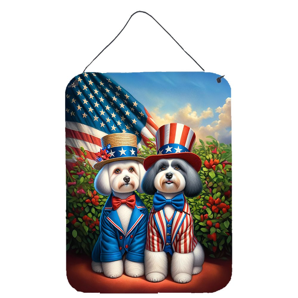 NEW All American Havanese Wall or Door Hanging Prints Aluminum Metal Sign Kitchen Wall Bar Bathroom Plaque Home Decor Front Door Plaque, 12x16, Multicolor