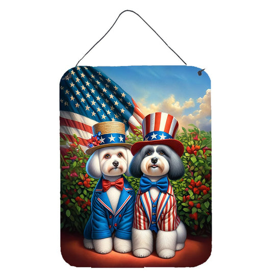 NEW All American Havanese Wall or Door Hanging Prints Aluminum Metal Sign Kitchen Wall Bar Bathroom Plaque Home Decor Front Door Plaque, 12x16, Multicolor